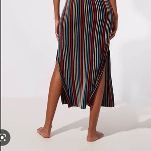 Solid stipe summer. Dress